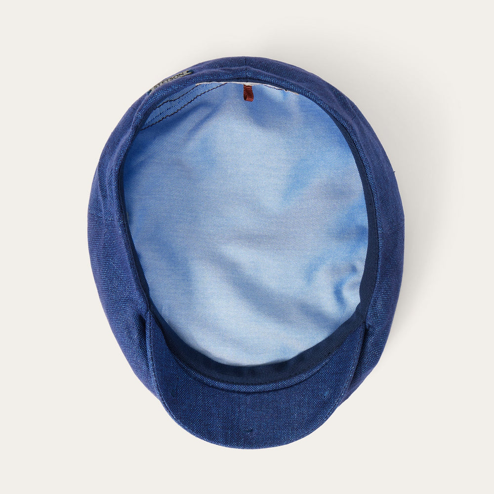 Linen Driver Cap Navy | Stetson Hats