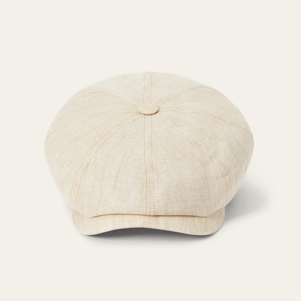 Linen Hatteras Newsboy Beige | Stetson Hats