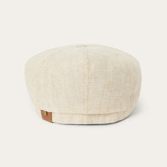 Linen Hatteras Newsboy Beige | Stetson Hats