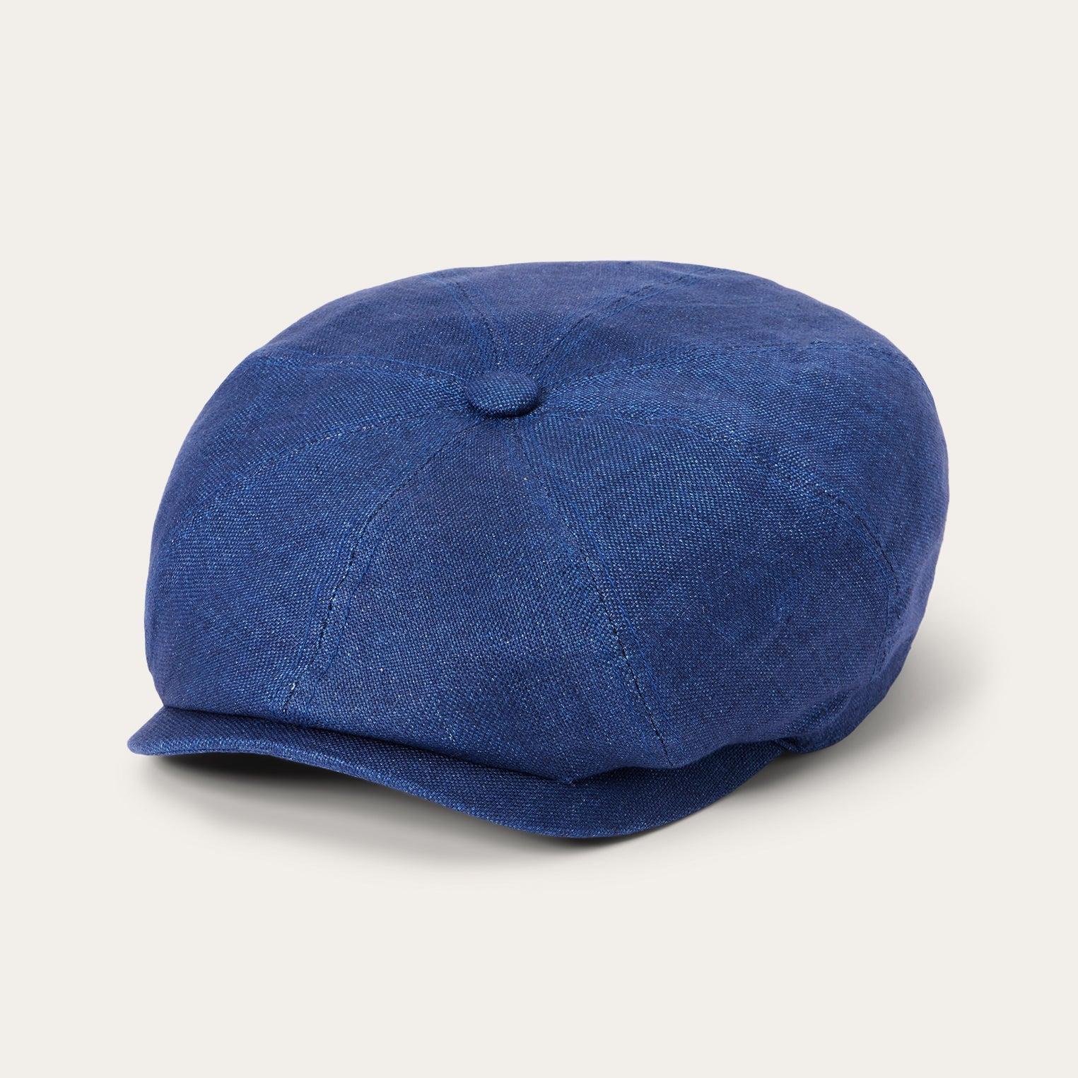 Linen Hatteras Cap Navy | Stetson Hats