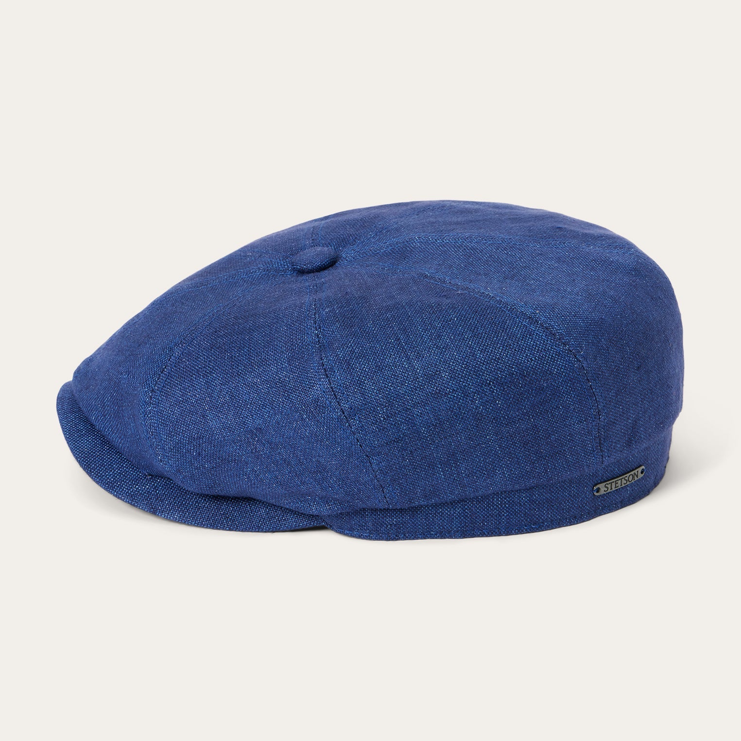 Linen Hatteras Cap Navy | Stetson Hats