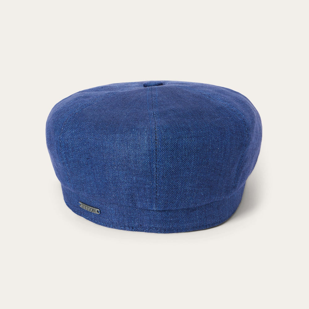 Linen Hatteras Cap Navy | Stetson Hats