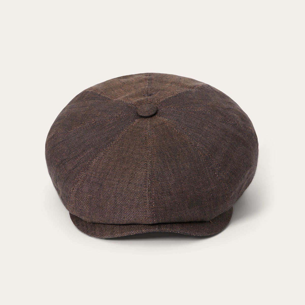 Linen Hatteras Cap Brown | Stetson Hats