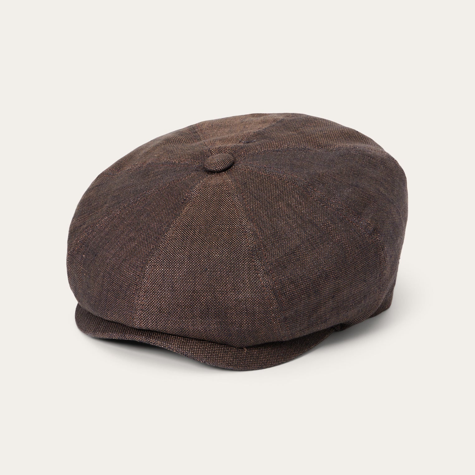 Linen Hatteras Cap Brown | Stetson Hats