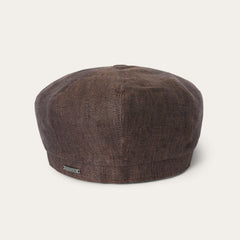 Linen Hatteras Cap Brown | Stetson Hats