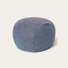 Herringbone Linen Ivy Cap Blue Herringbone | Stetson Hats