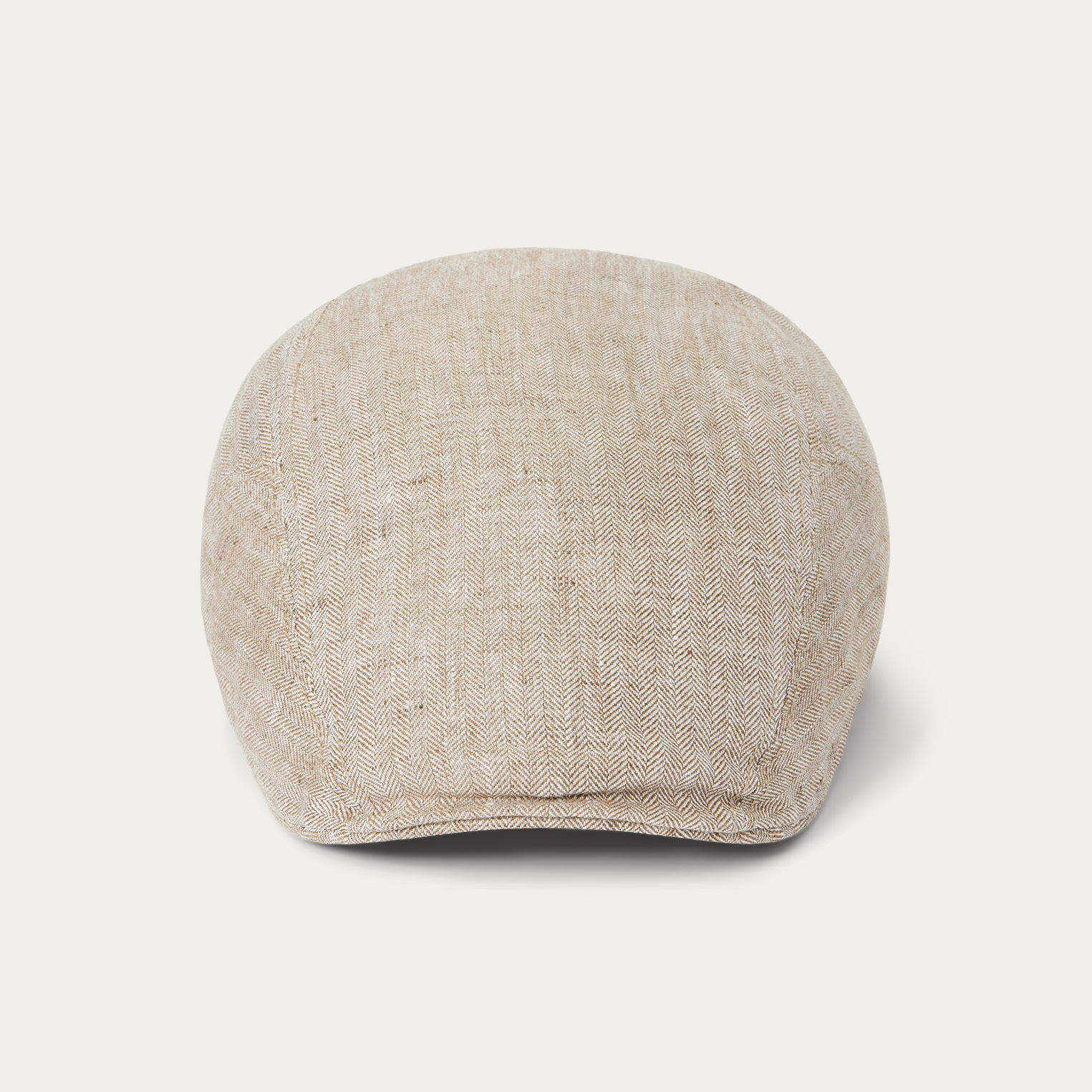 Herringbone Linen Ivy Cap Beige Herringbone | Stetson Hats