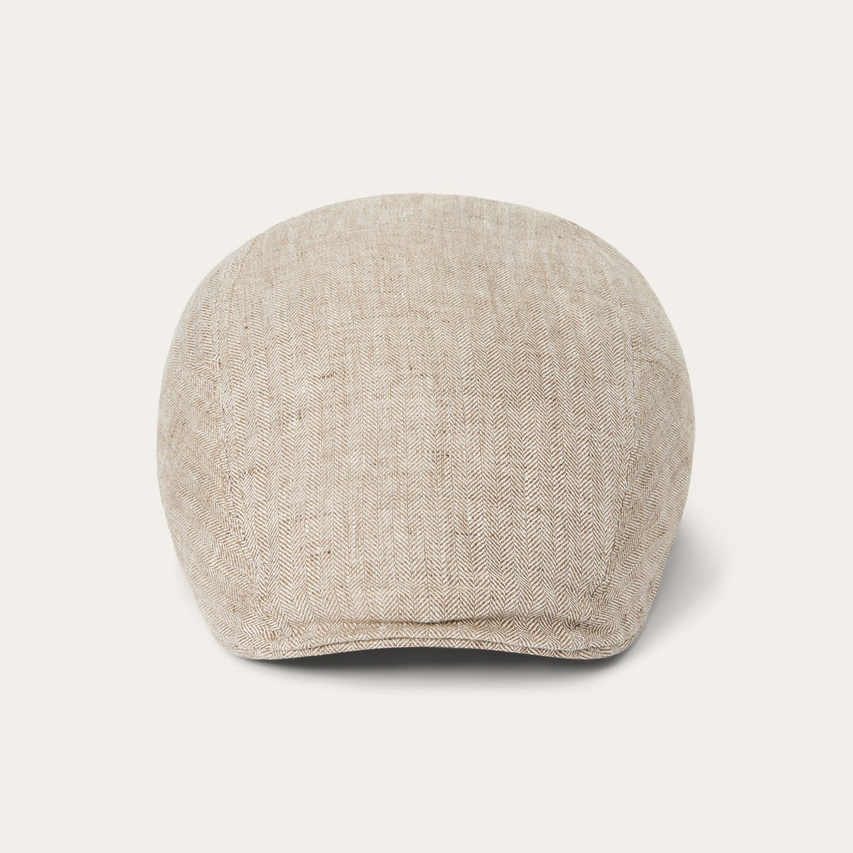 Herringbone Linen Ivy Cap Beige Herringbone | Stetson Hats