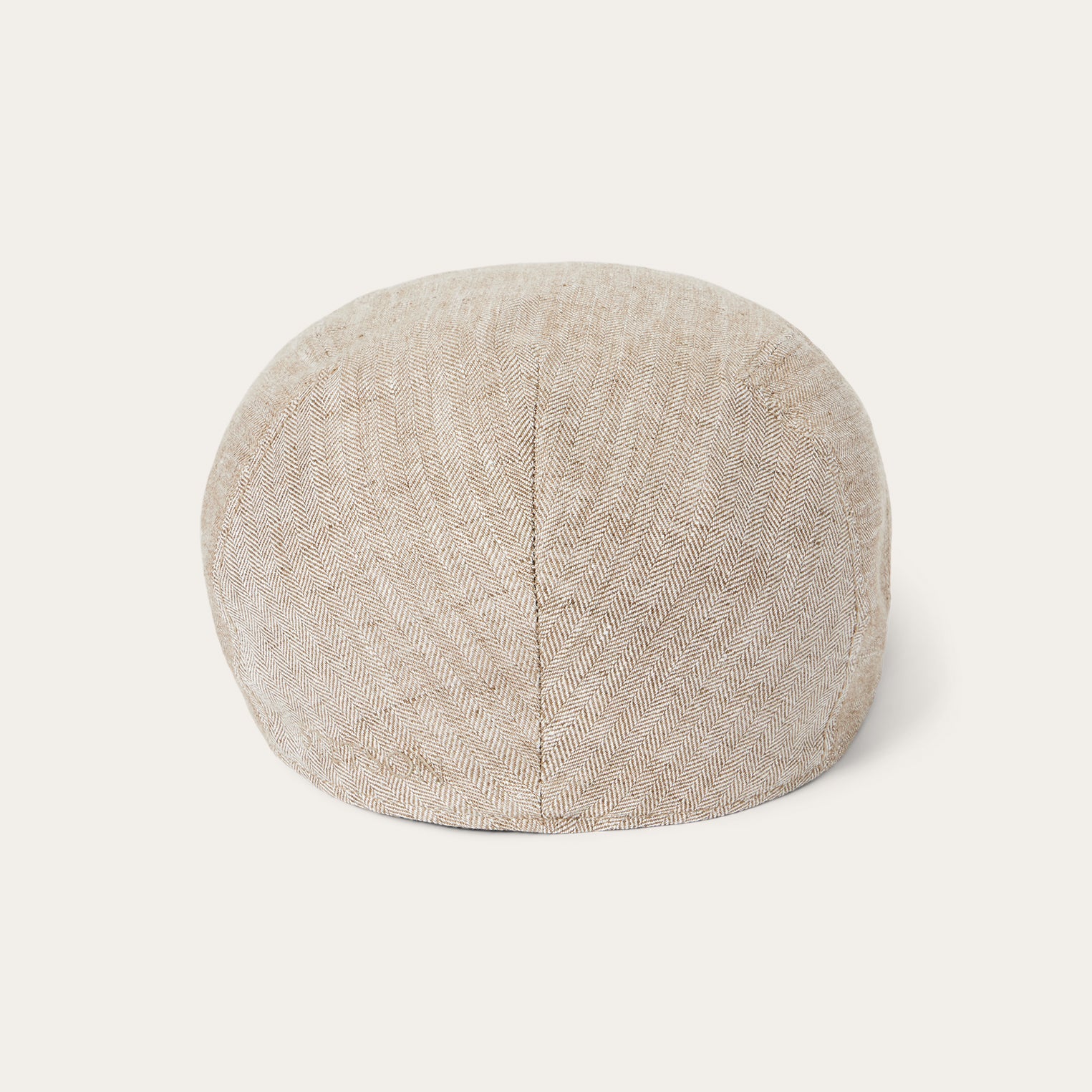 Herringbone Linen Ivy Cap Beige Herringbone | Stetson Hats