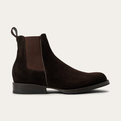 Suede Beat Chelsea Boot Dark Brown | Stetson