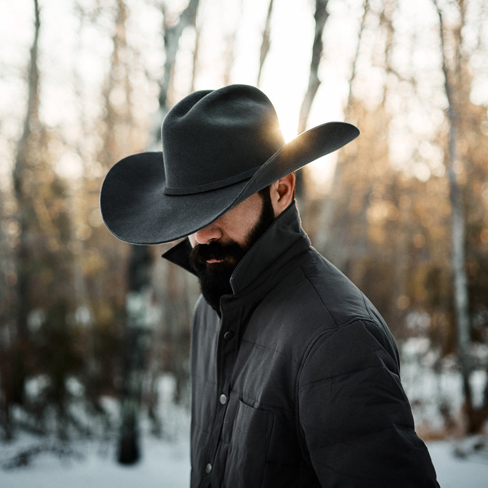 Brenham 4X Cowboy Hat Granite | Stetson Hats