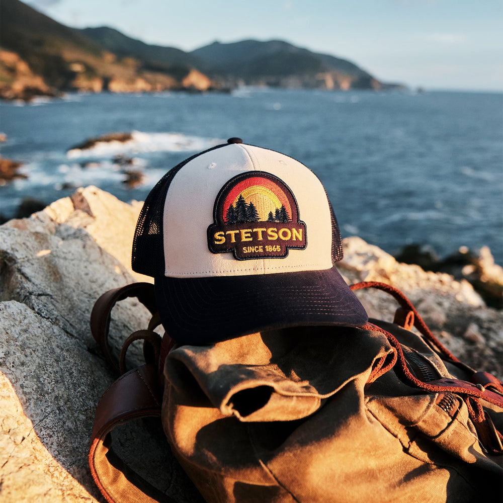 Cream Sunset Trucker Cap Cream | Stetson Hats