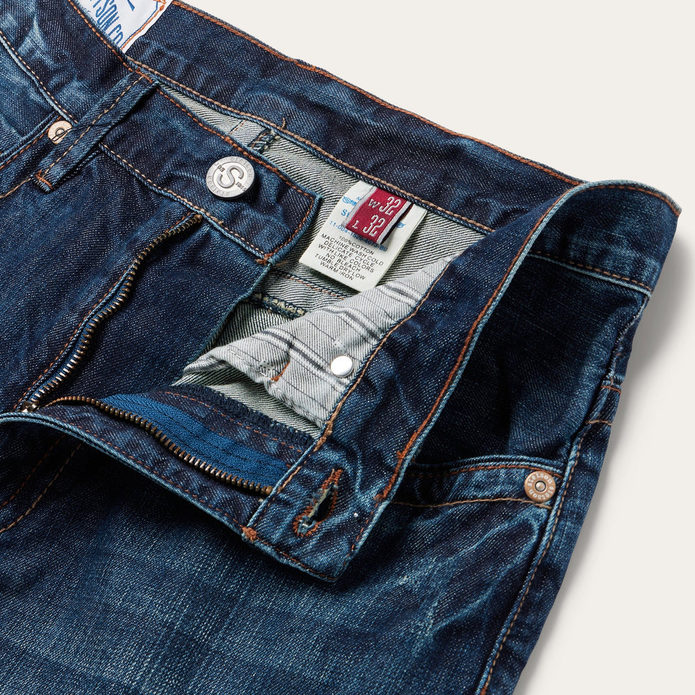 1520 Standard Straight Leg Jean Blue | Stetson Men