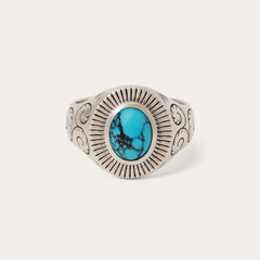 Filigree Ring with Turquoise  | Stetson