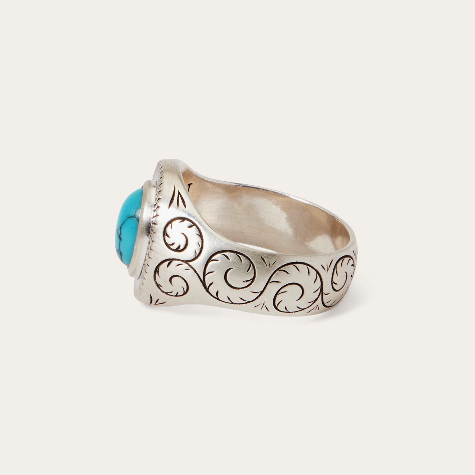 Filigree Ring with Turquoise  | Stetson