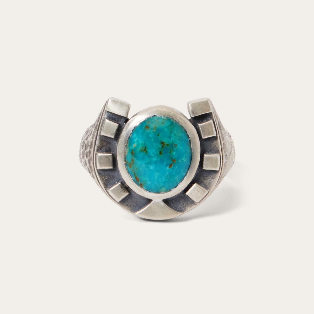 Horseshoe Ring with Turquoise  | Stetson