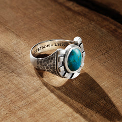Horseshoe Ring with Turquoise  | Stetson