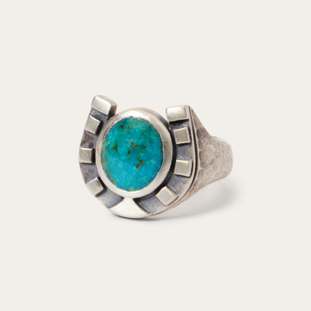 Horseshoe Ring with Turquoise  | Stetson