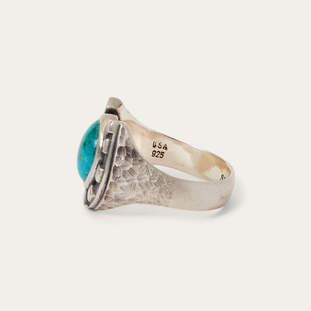 Horseshoe Ring with Turquoise  | Stetson