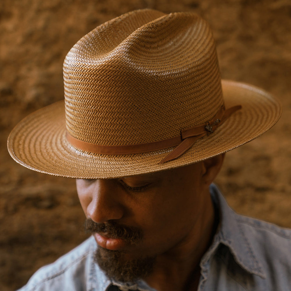 Open Road Straw Hat Cognac | Stetson Hats