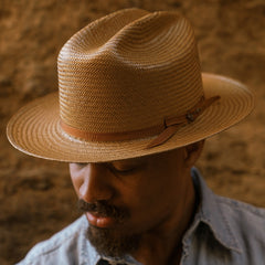 Open Road Straw Hat Cognac | Stetson Hats