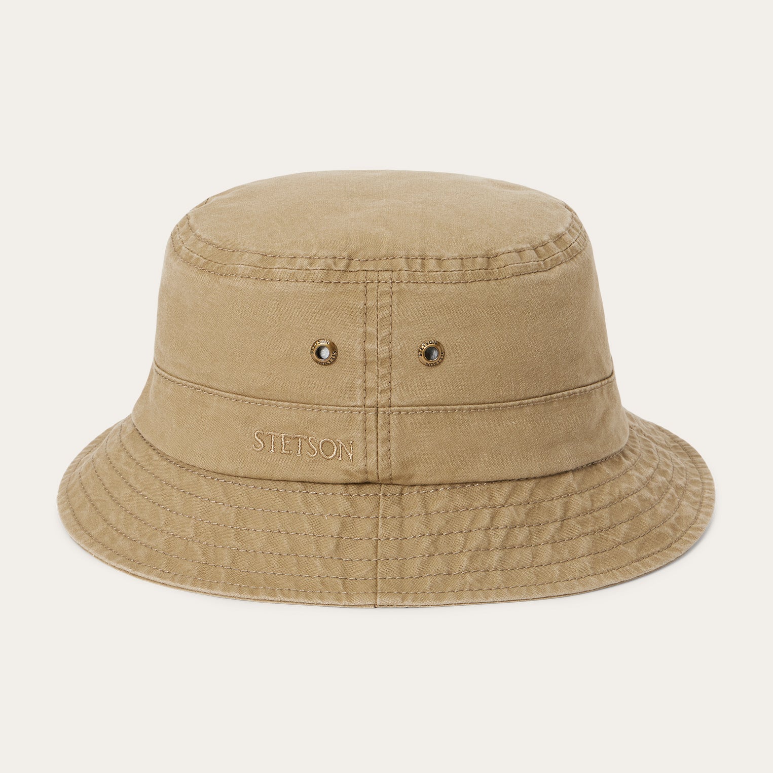 Bucket Delave Organic Cotton Olive | Stetson Hats