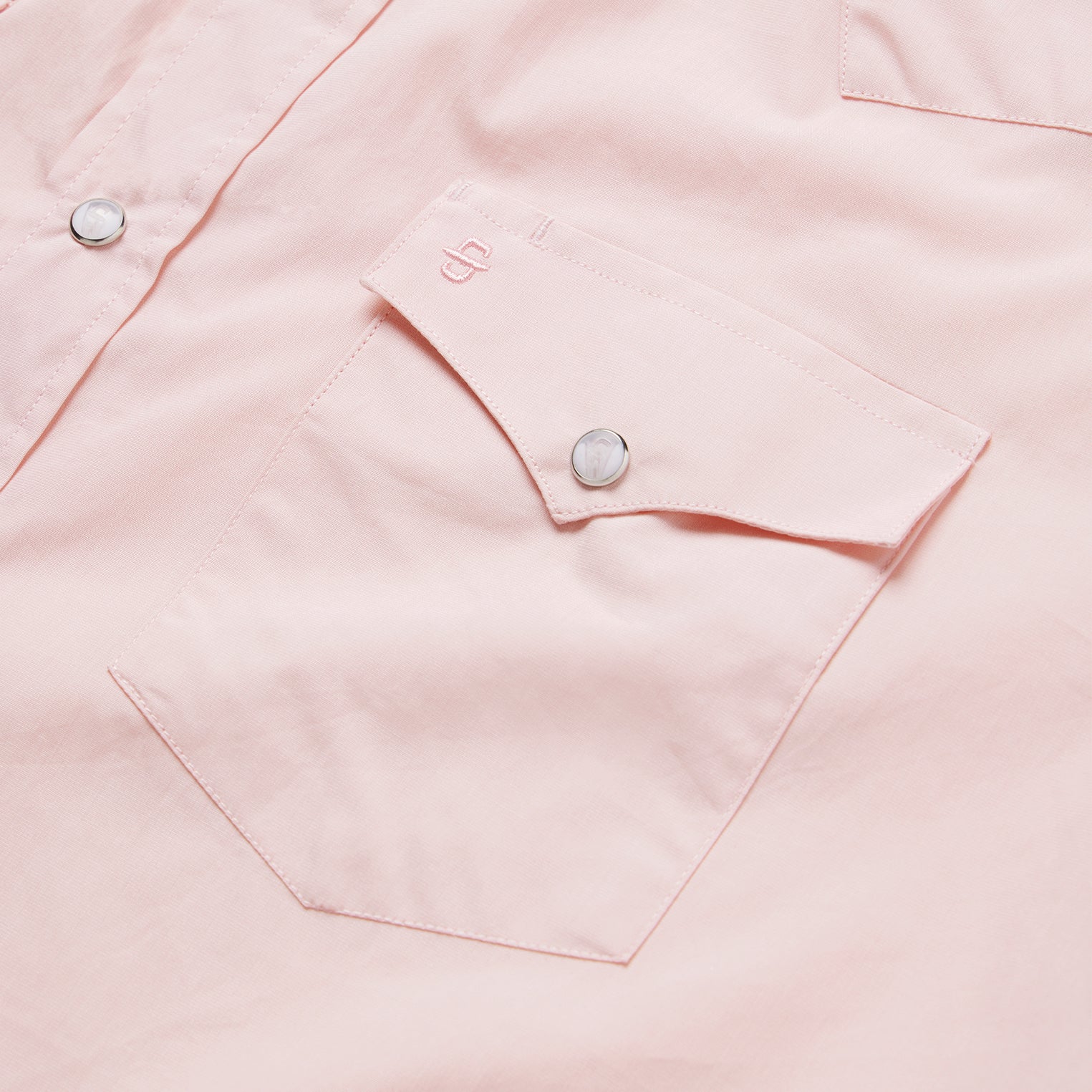 Pink End-On-End Western Shirt Pink | Stetson Men