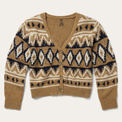 Gold Aztec Cardigan Yellow | Stetson Women