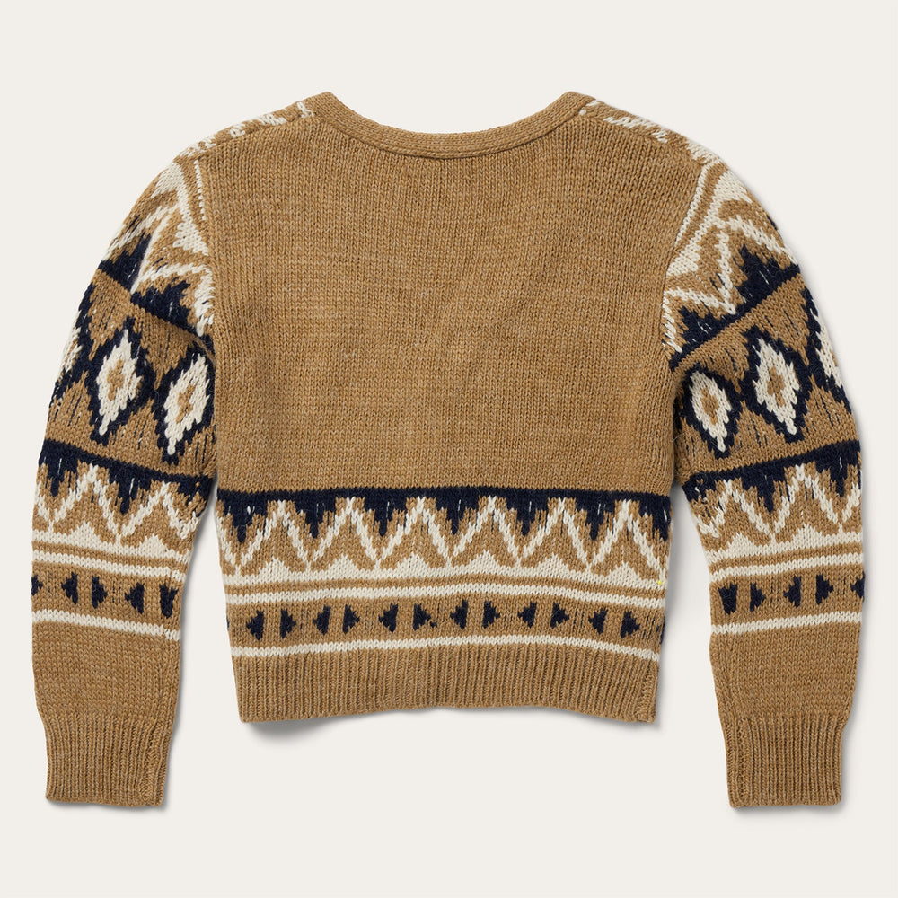 Gold Aztec Cardigan Yellow | Stetson Women