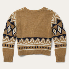 Gold Aztec Cardigan Yellow | Stetson Women