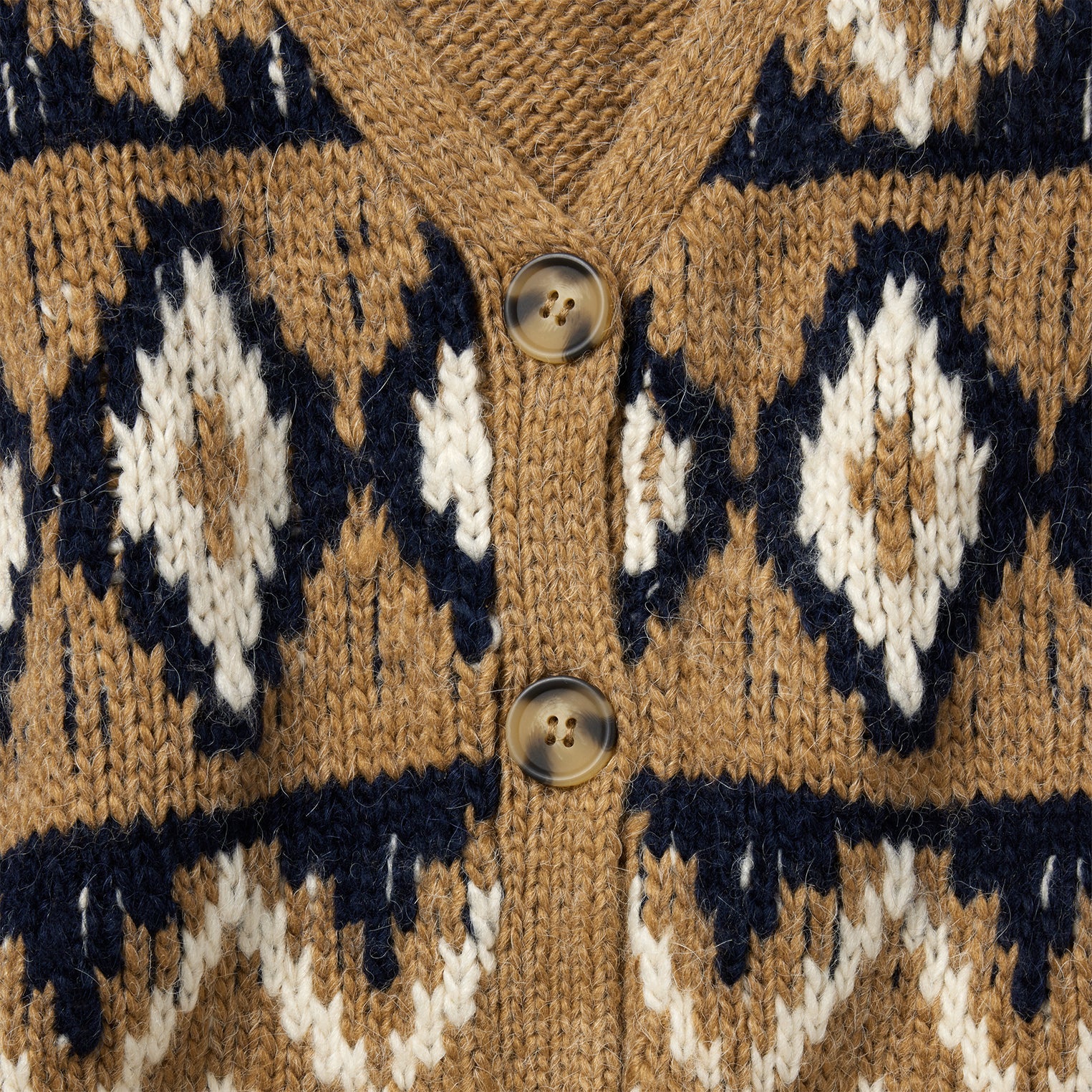 Gold Aztec Cardigan Yellow | Stetson Women