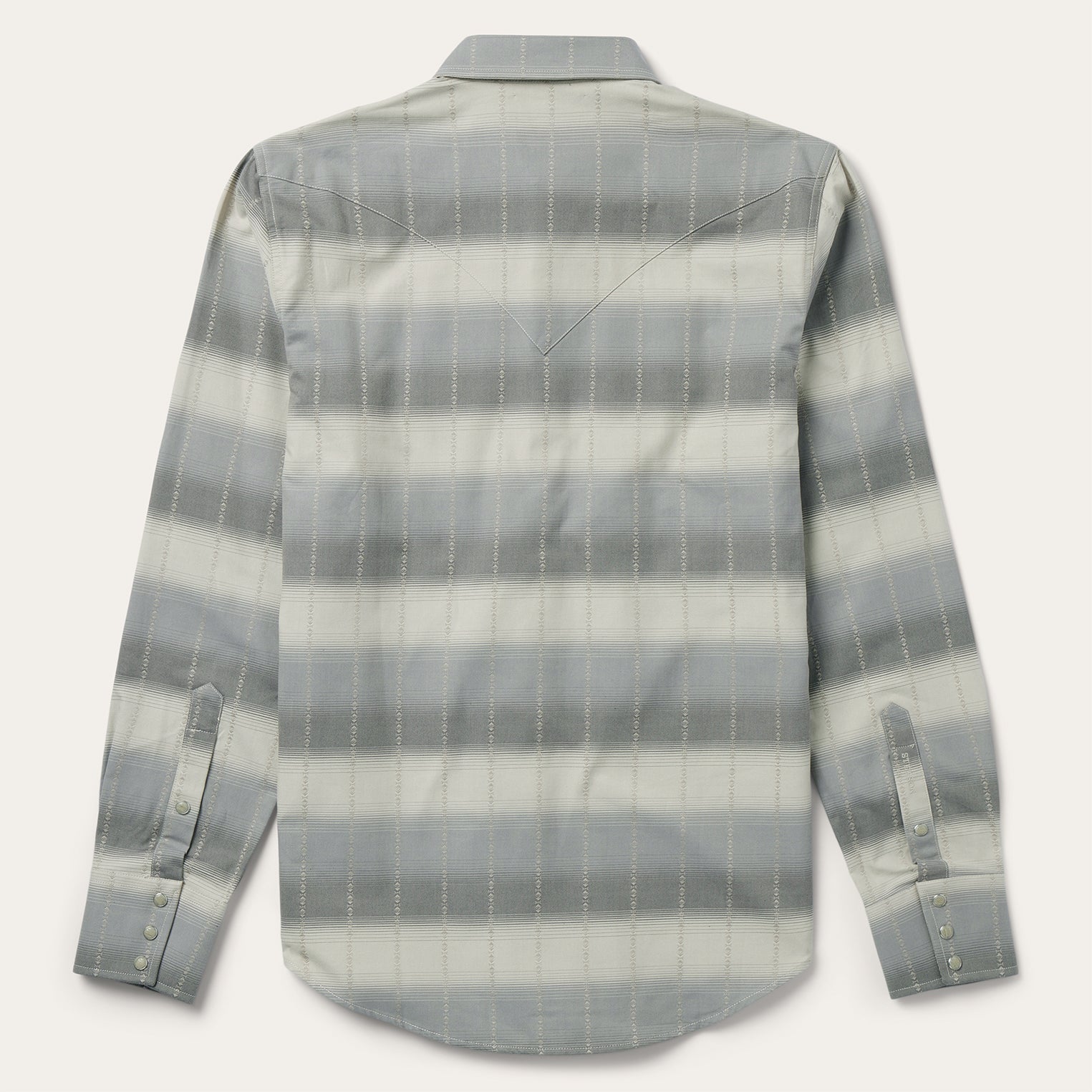 Serape Dobby Twill Western Shirt Brown | Stetson Men