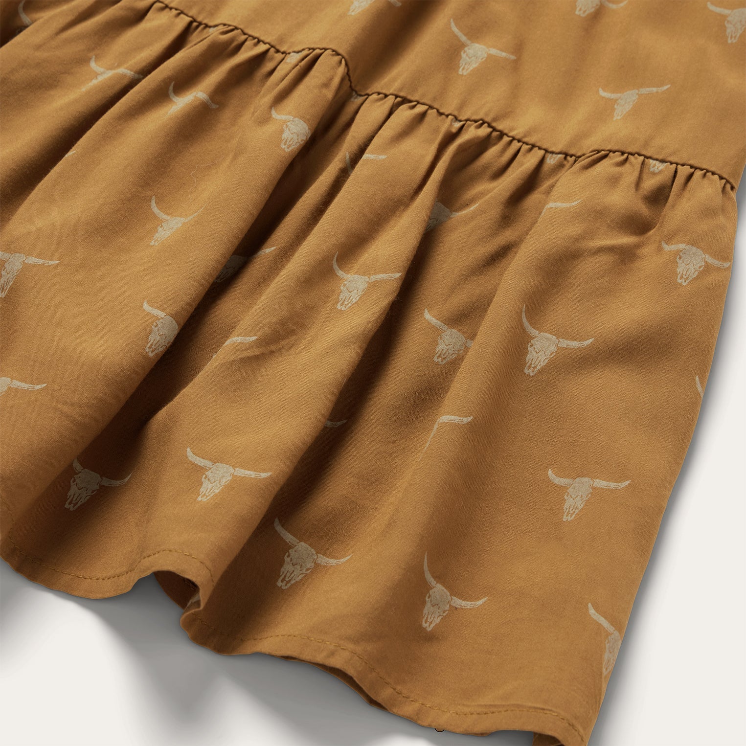 Mojave Longhorn Print Dress Brown | Stetson Women