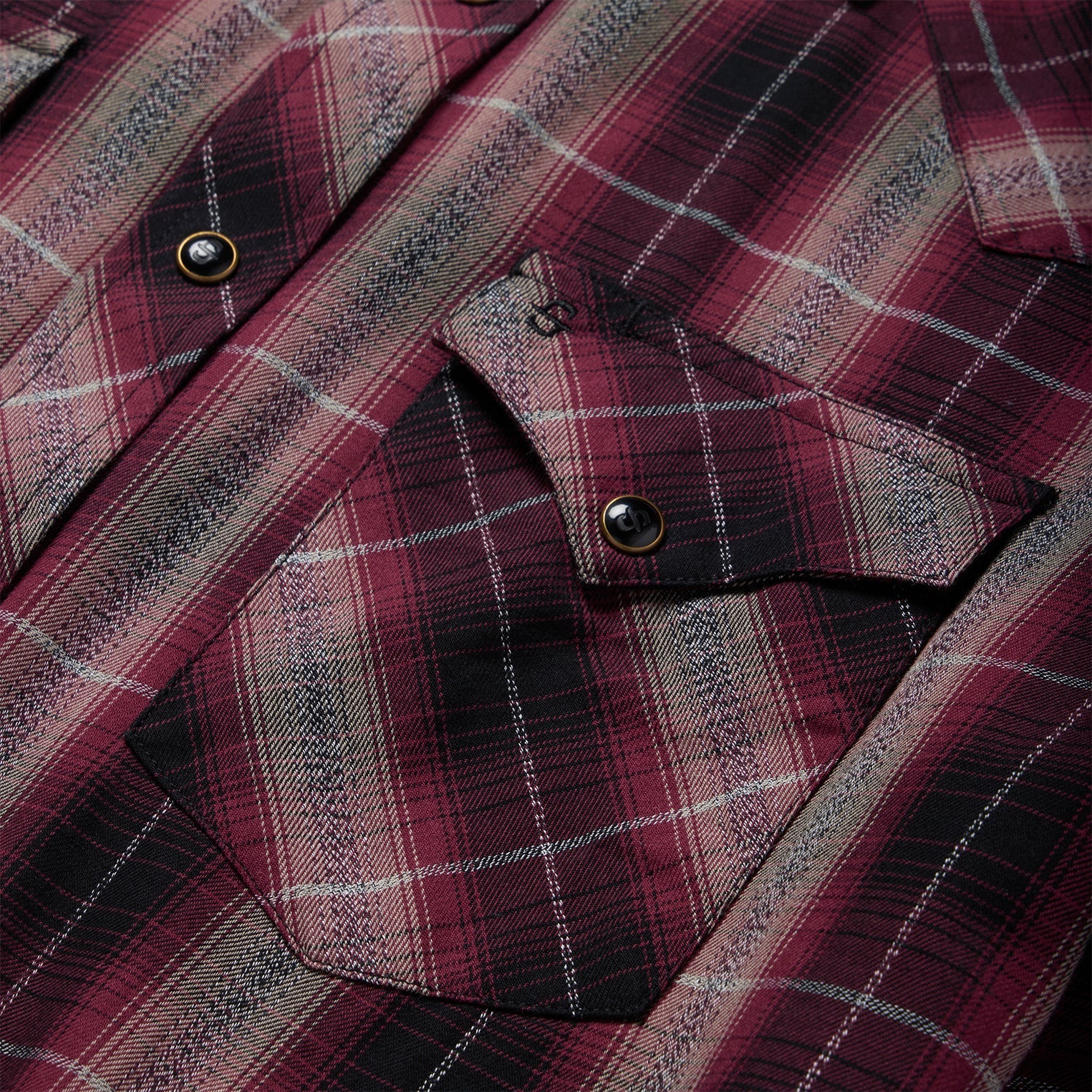 Red Marl Plaid Western Shirt Red | Stetson Men