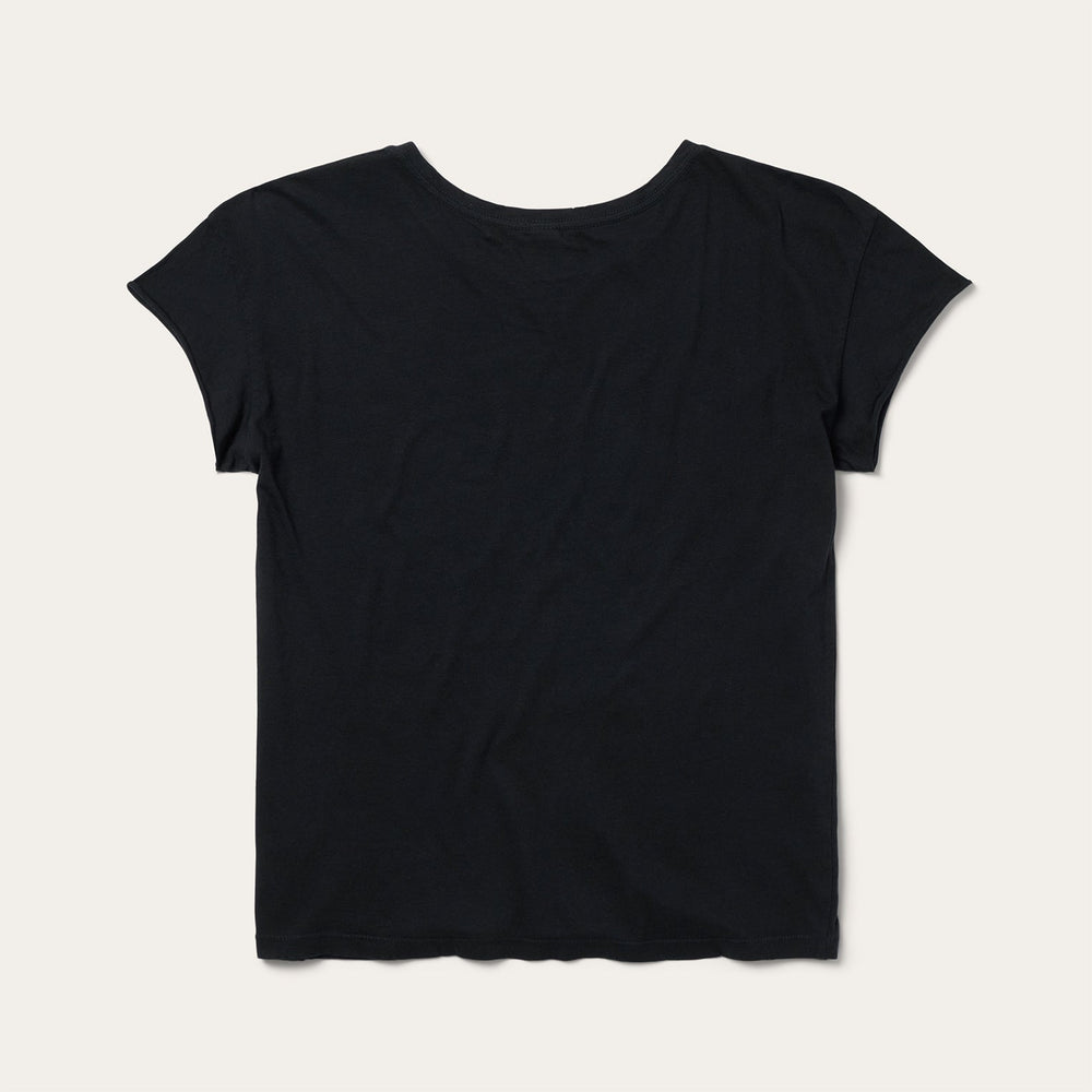 Bucking Cowboy Graphic Tee Black | Stetson Women