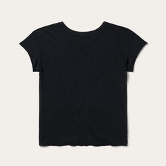 Bucking Cowboy Graphic Tee Black | Stetson Women