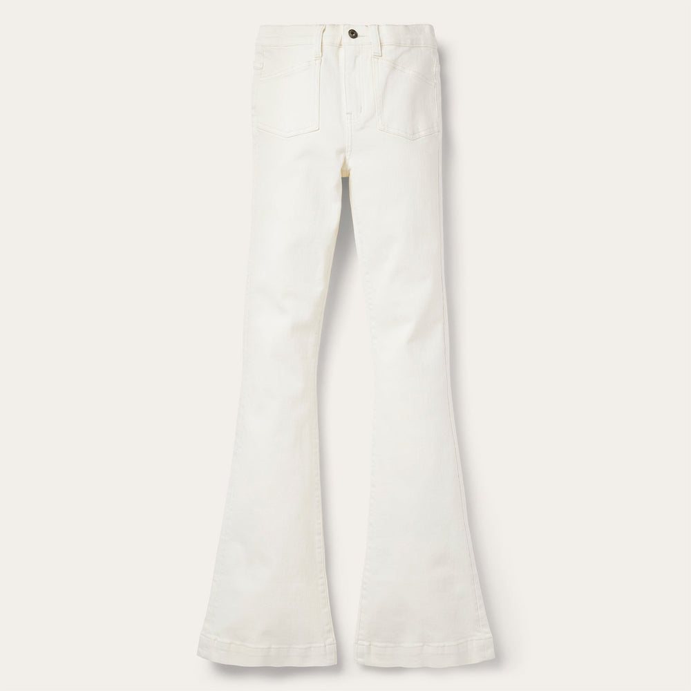 921 High Rise Flare Fit Jean White | Stetson Women