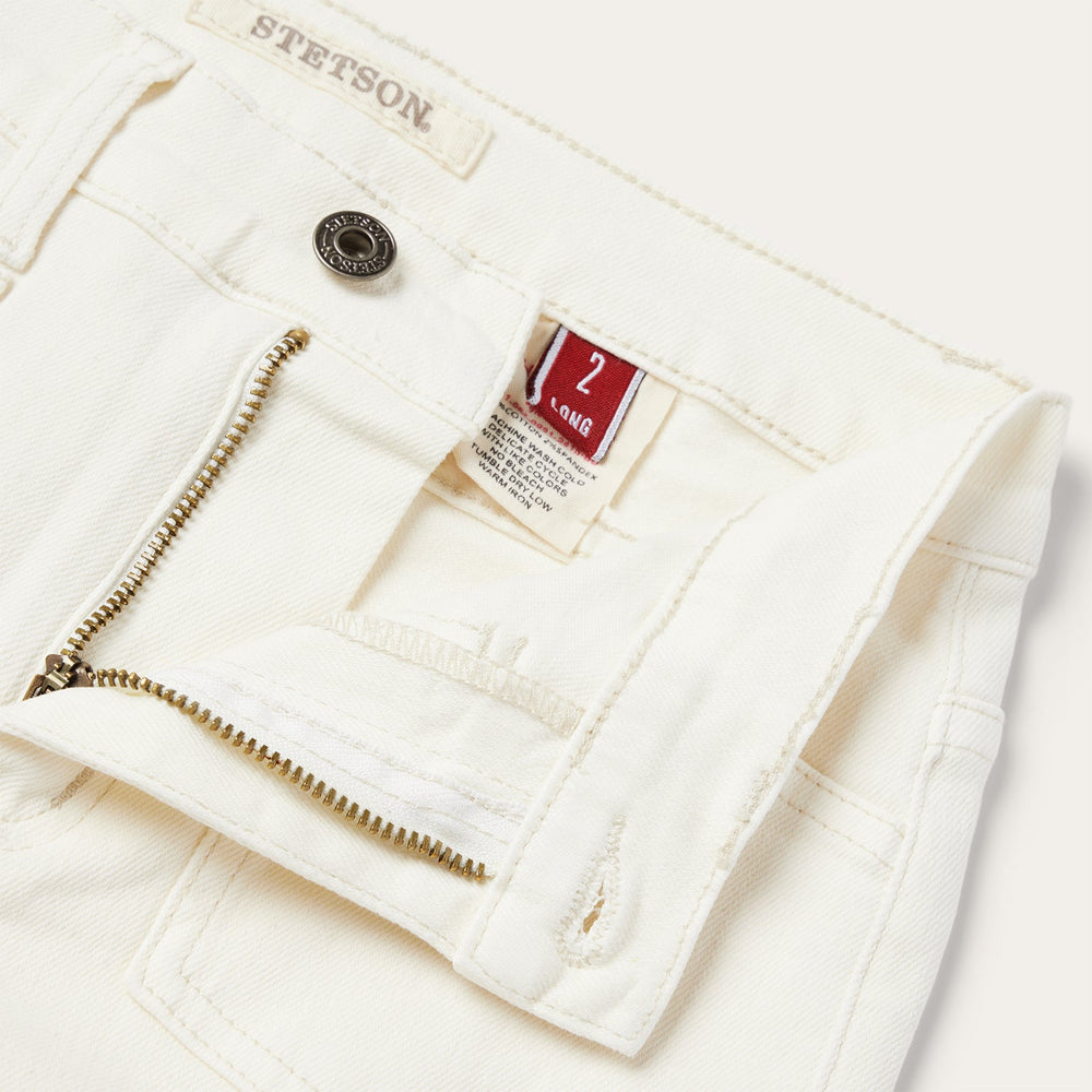 921 High Rise Flare Fit Jean White | Stetson Women