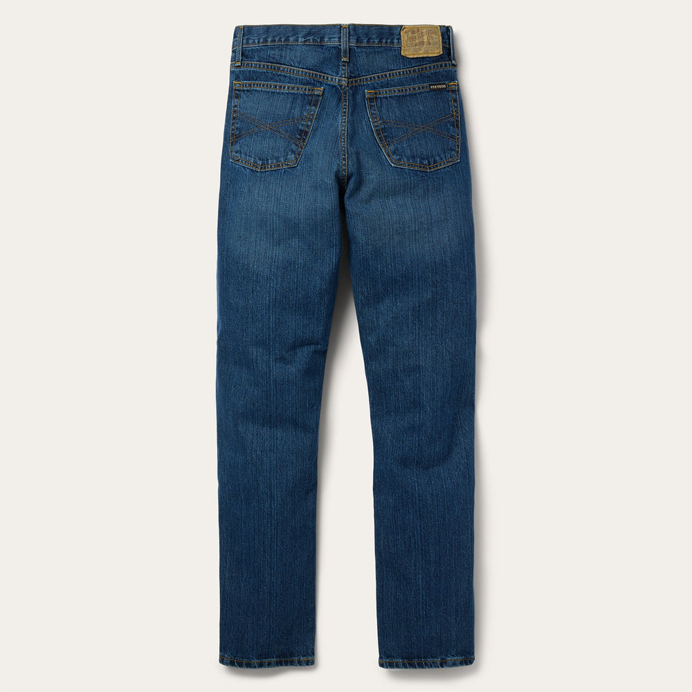 1520 Fit Standard Straight Leg Jean Blue | Stetson Men