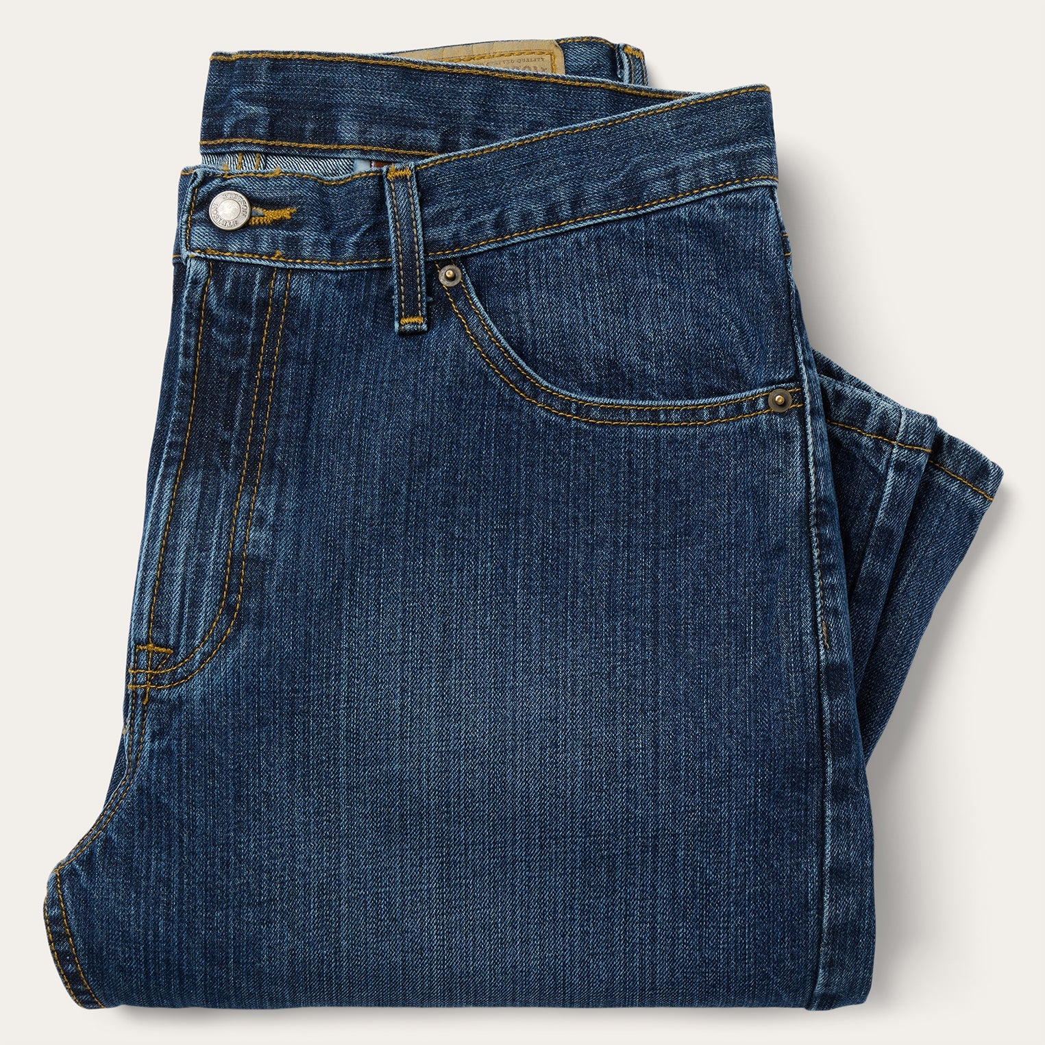 1520 Fit Standard Straight Leg Jean Blue | Stetson Men