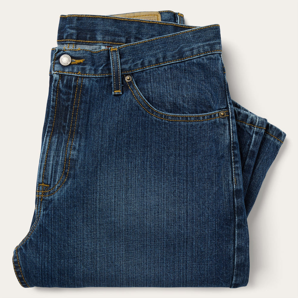 1520 Fit Standard Straight Leg Jean Blue | Stetson Men