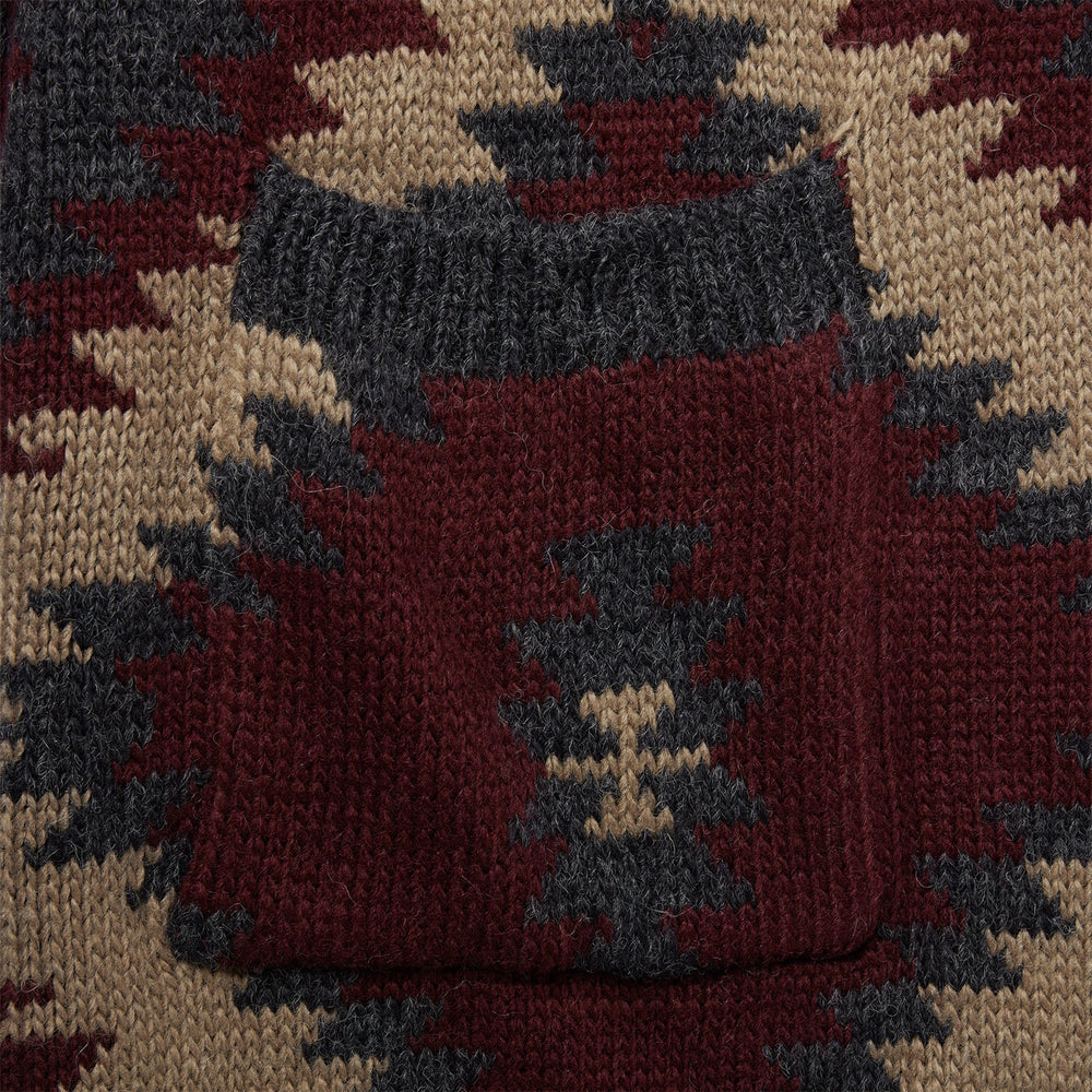 Aztec Duster Sweater Wine | Stetson Women