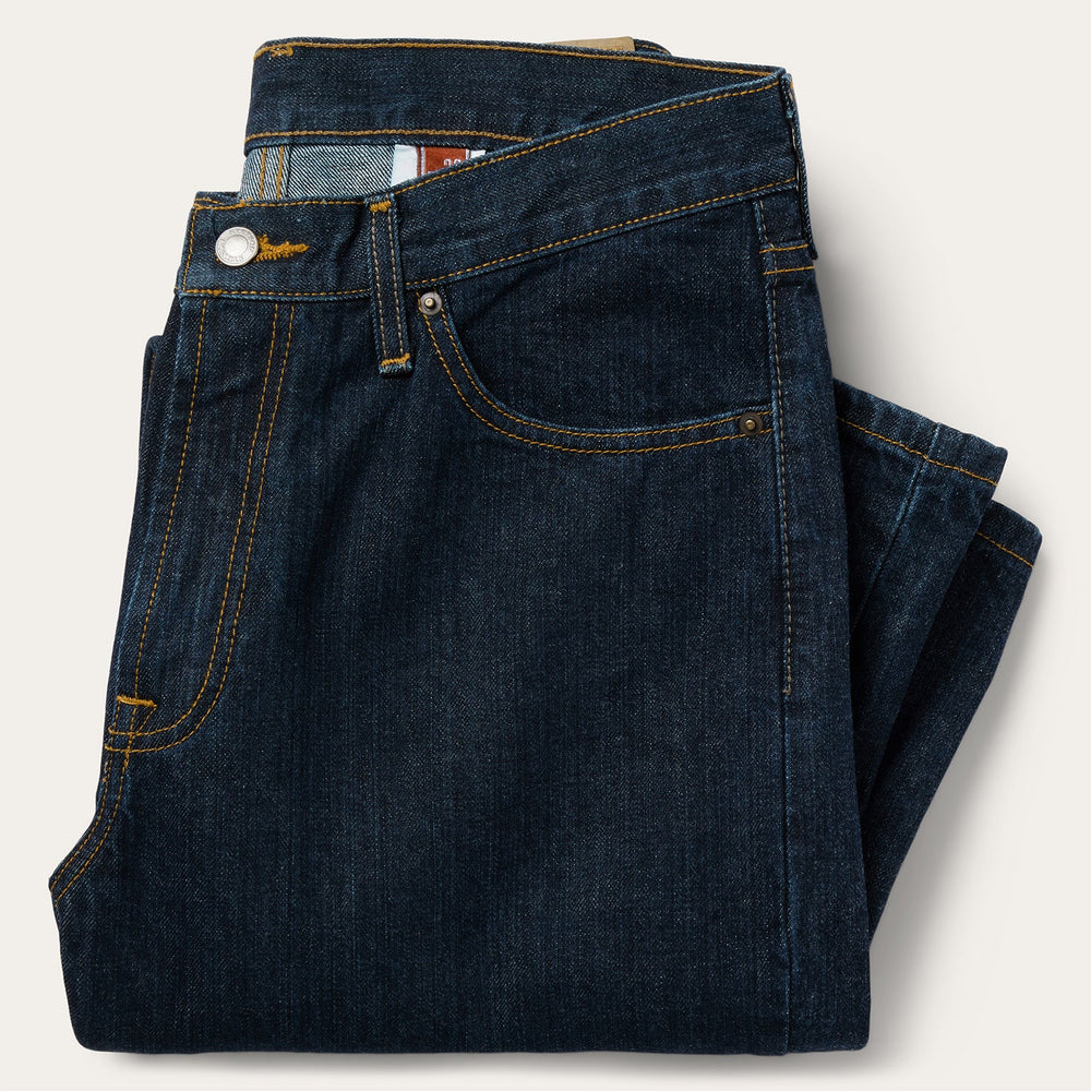 1520 Fit Standard Straight Leg Jean Blue | Stetson Men