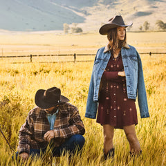 Brown Plaid Western Coat Brown | Stetson Men