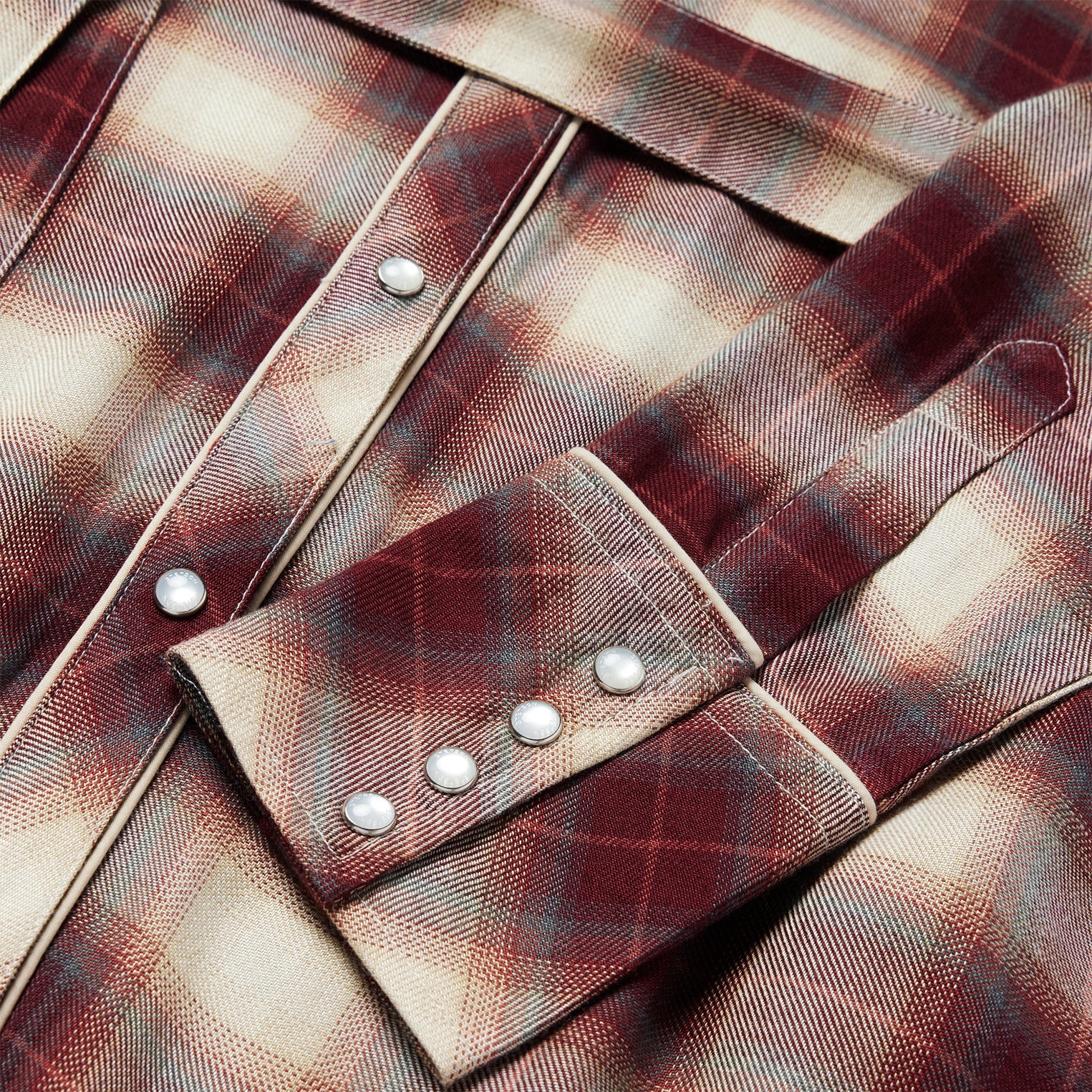 Black Cherry Plaid Shirt Dress Red | Stetson Women