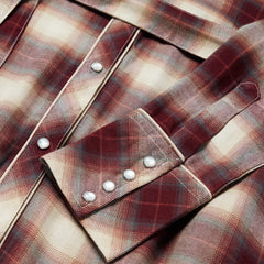 Black Cherry Plaid Shirt Dress Red | Stetson Women