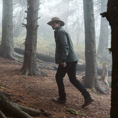 Stretch Canvas Jac-Shirt Green | Stetson Men