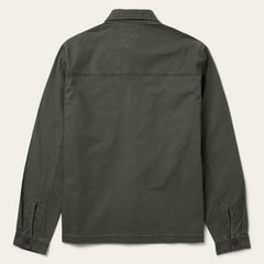 Stretch Canvas Jac-Shirt Green | Stetson Men