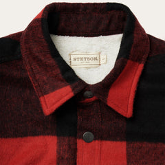 Buffalo Plaid Western Coat Red | Stetson Men