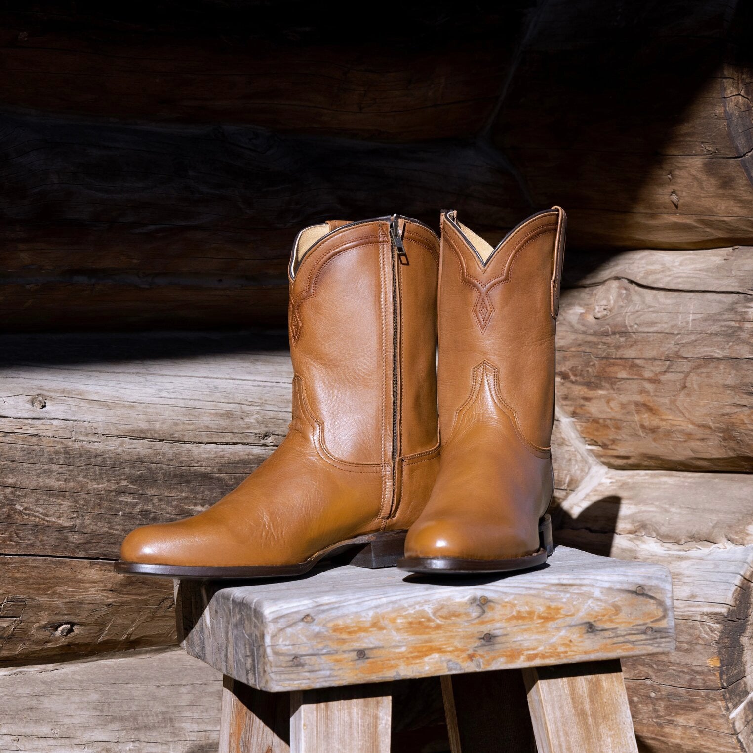Rancher Zip Roper Burnished Tan | Stetson